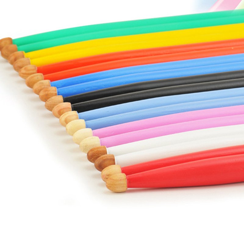 colorful maple drumsticks