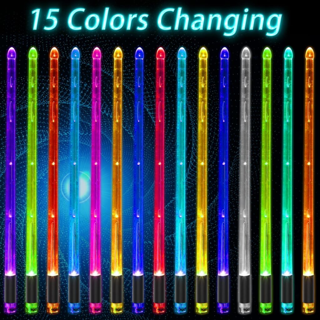 LED light up drumsticks