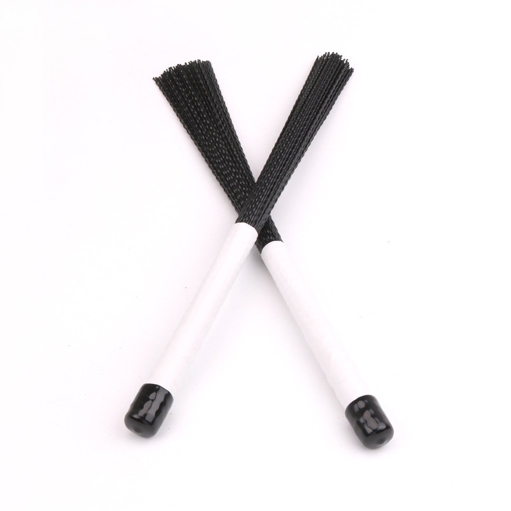 white drum brushes
