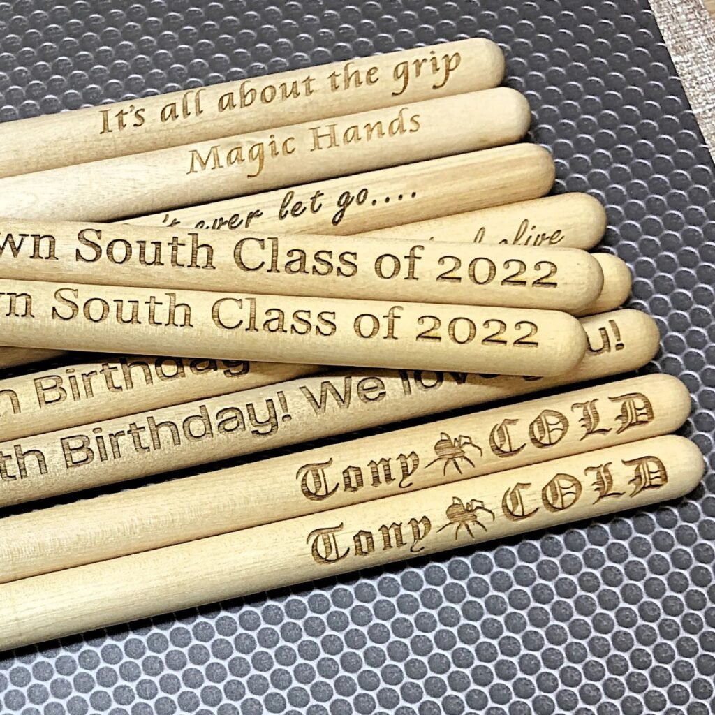 custom engraved drumsticks 2