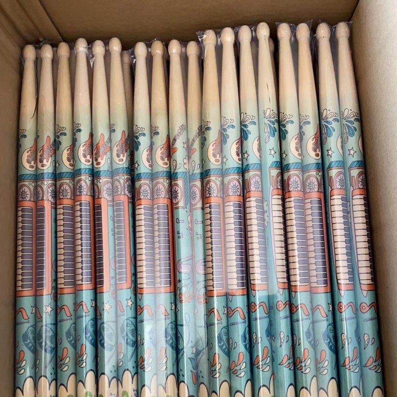 hand painted drumsticks 1