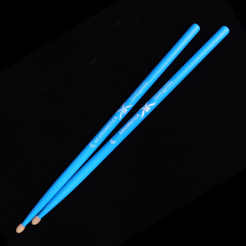 blue drumsticks
