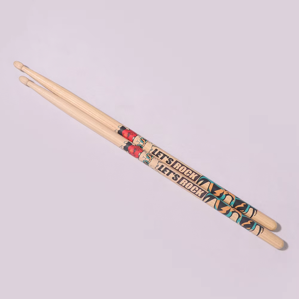 Custom Drumsticks with catoon Logo