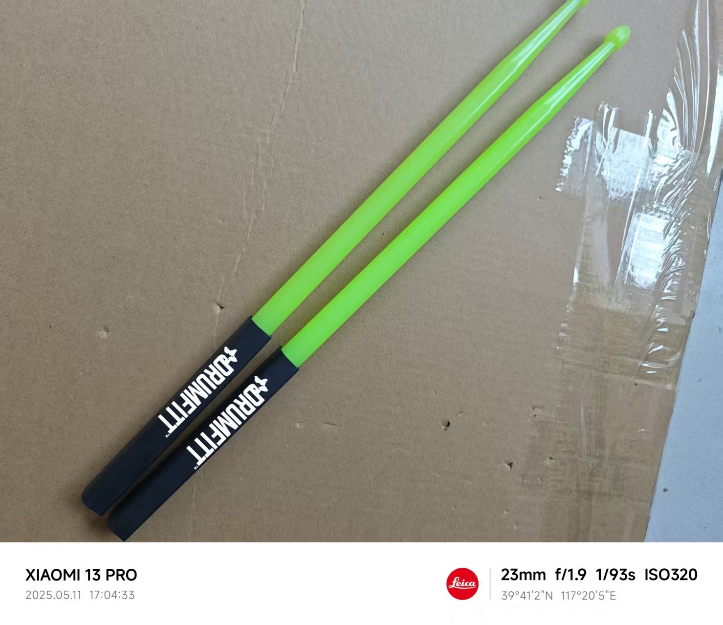 Logo on Anti-slip Drumsticks