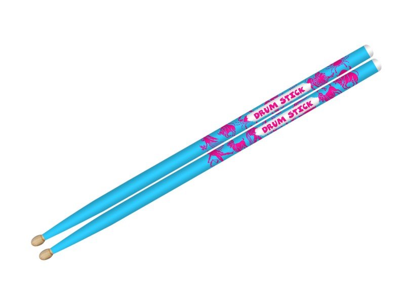 Blue Custom Drumsticks