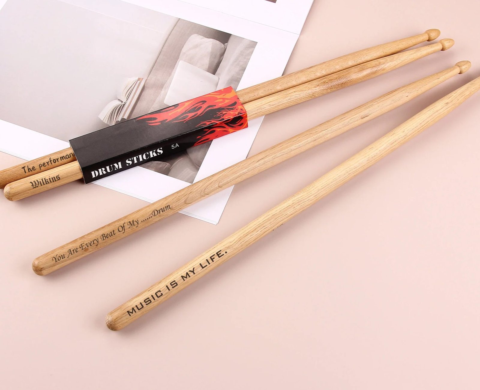 Custom Logo Drumsticks