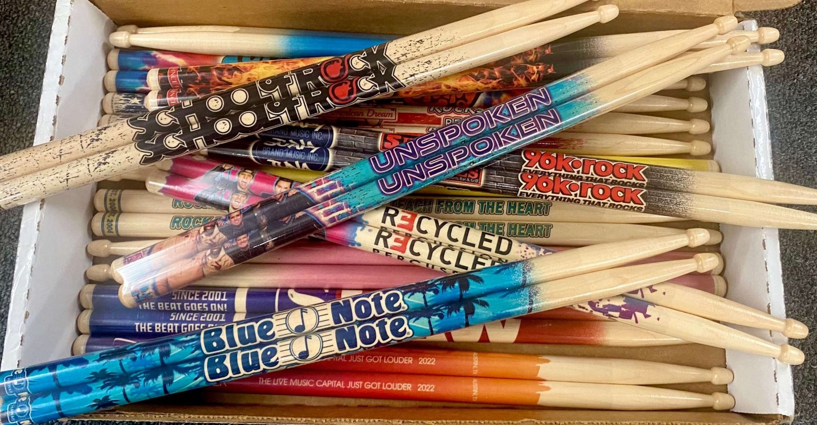 custom printed drumsticks