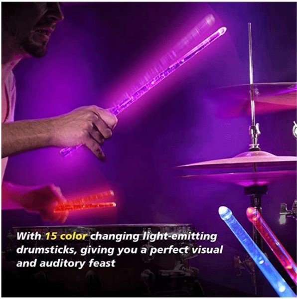 Standard Transparent LED Drumsticks Series