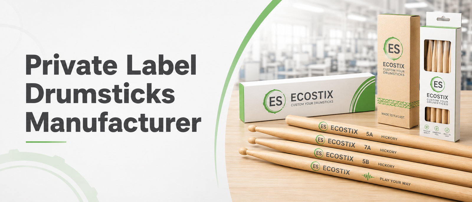Private Label Drumsticks Manufacturer